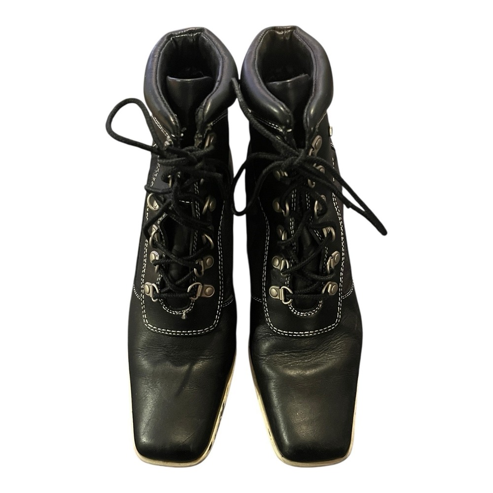 Womens Timberland Black and Grey Chelsea Heel Ankle Boots 6.5 - Picture 4 of 6